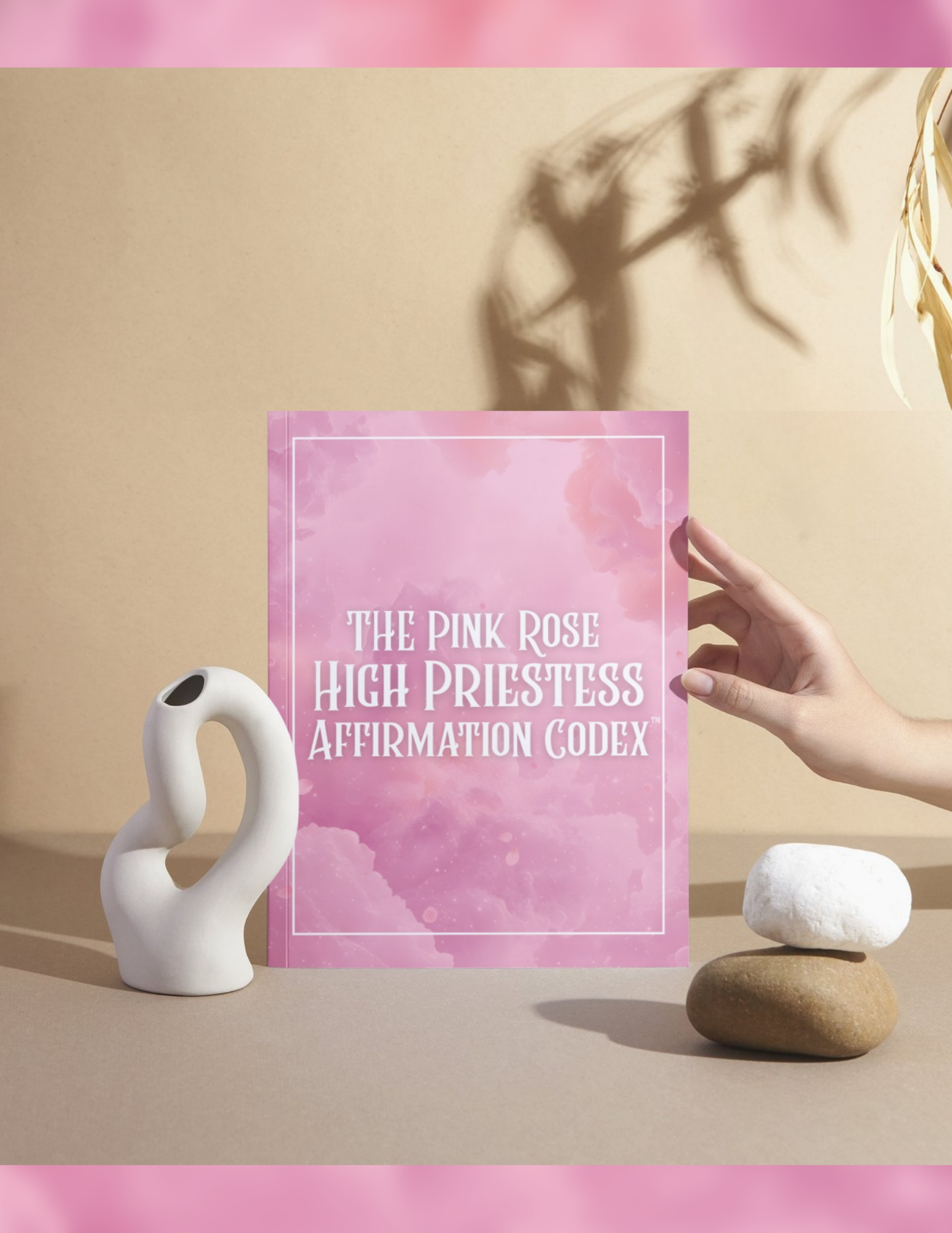 The Pink Rose High Priestess Affirmation Codex (Digital Download)