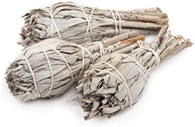 4" California White Sage Torches