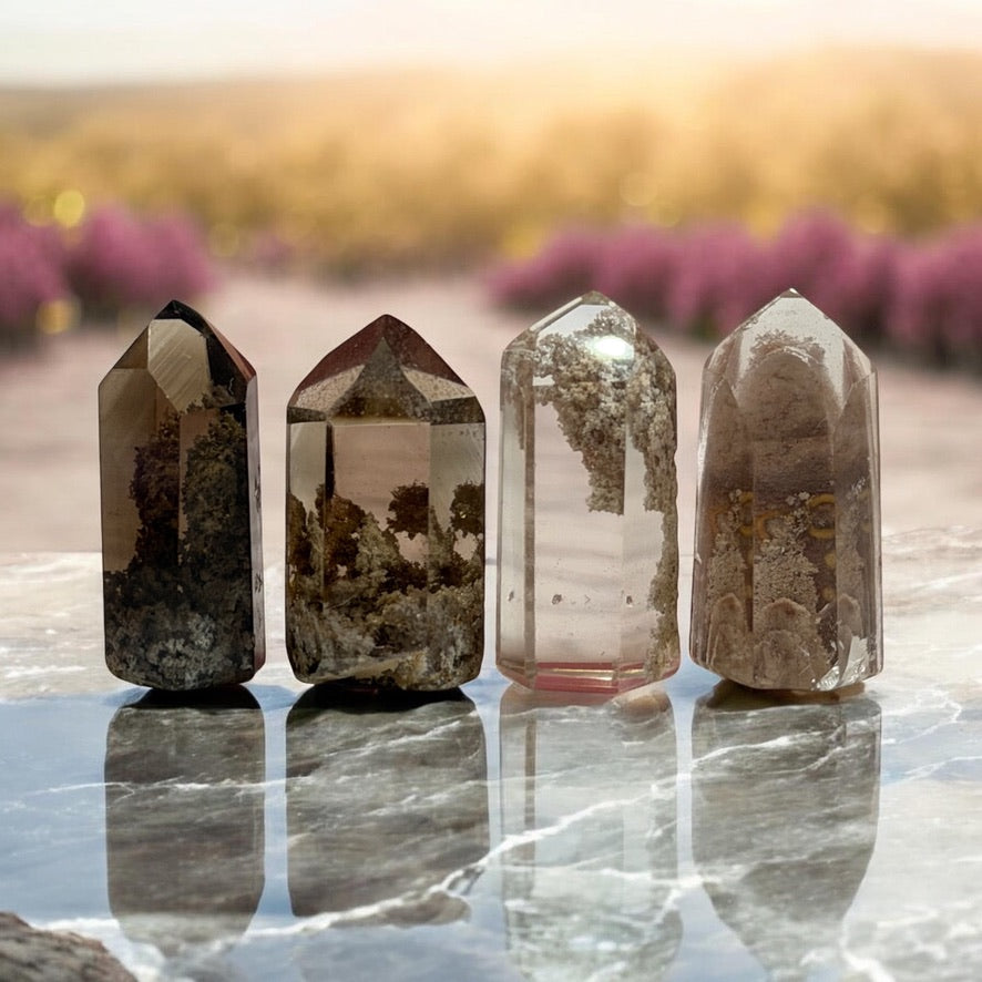 💎 Shamanic Dream Garden Quartz™ | Brazilian Lodolite Manifestation Portal
