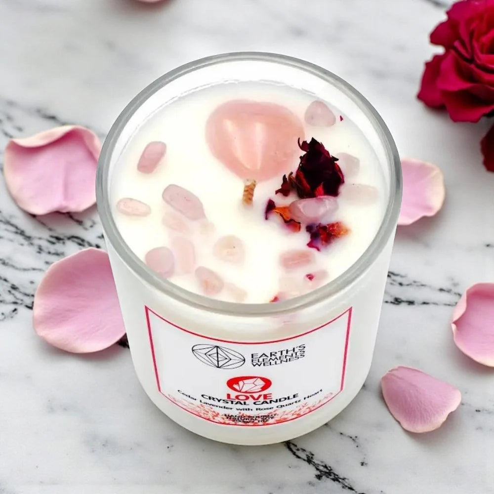 Love Crystal Candle 💗❤️