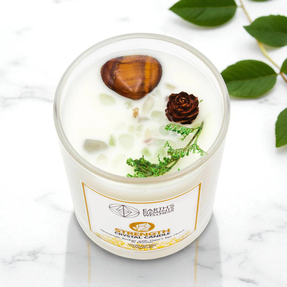 Strength Crystal Candle 💪
