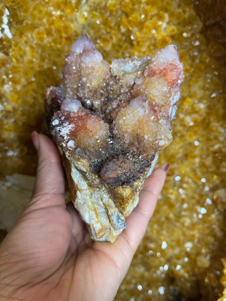 🧚♀️ Fairy Realm Portal – Spirit Quartz Cluster