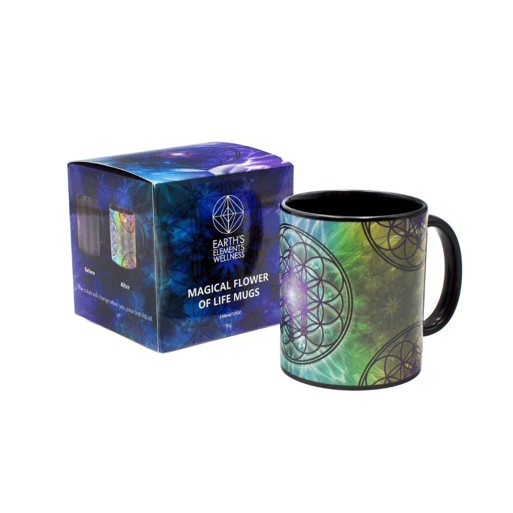 Color Changing Magical Flower Of Life Mug