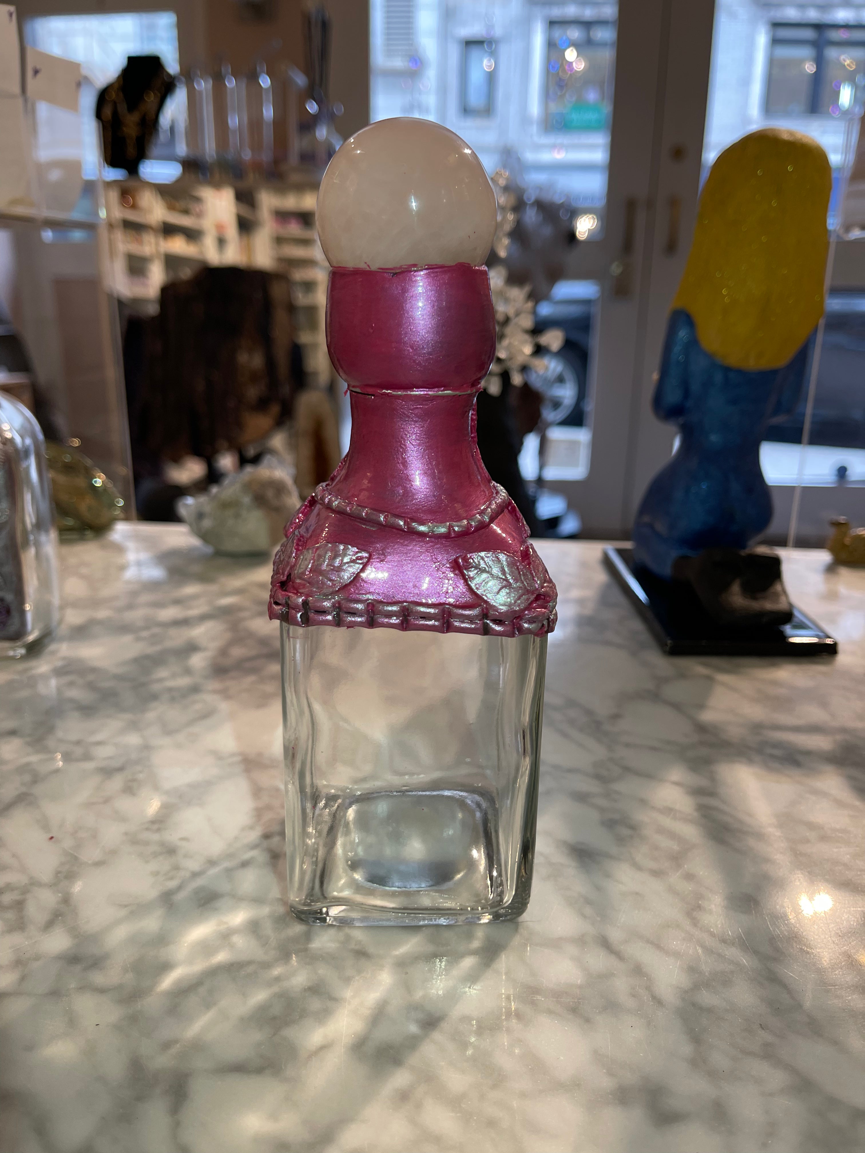 Magical Moon Water Spell Jar - Rose Quartz