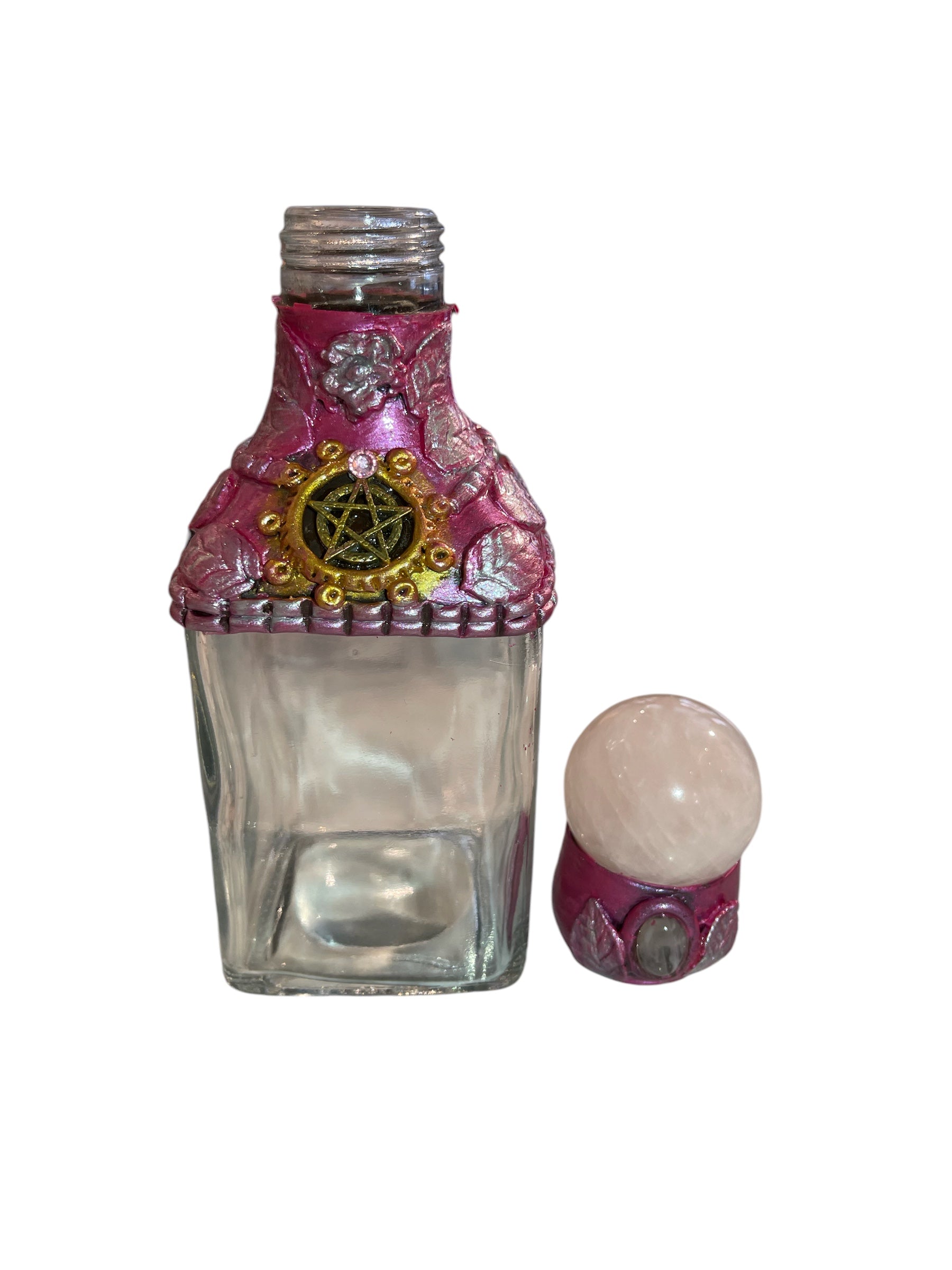 Magical Moon Water Spell Jar - Rose Quartz