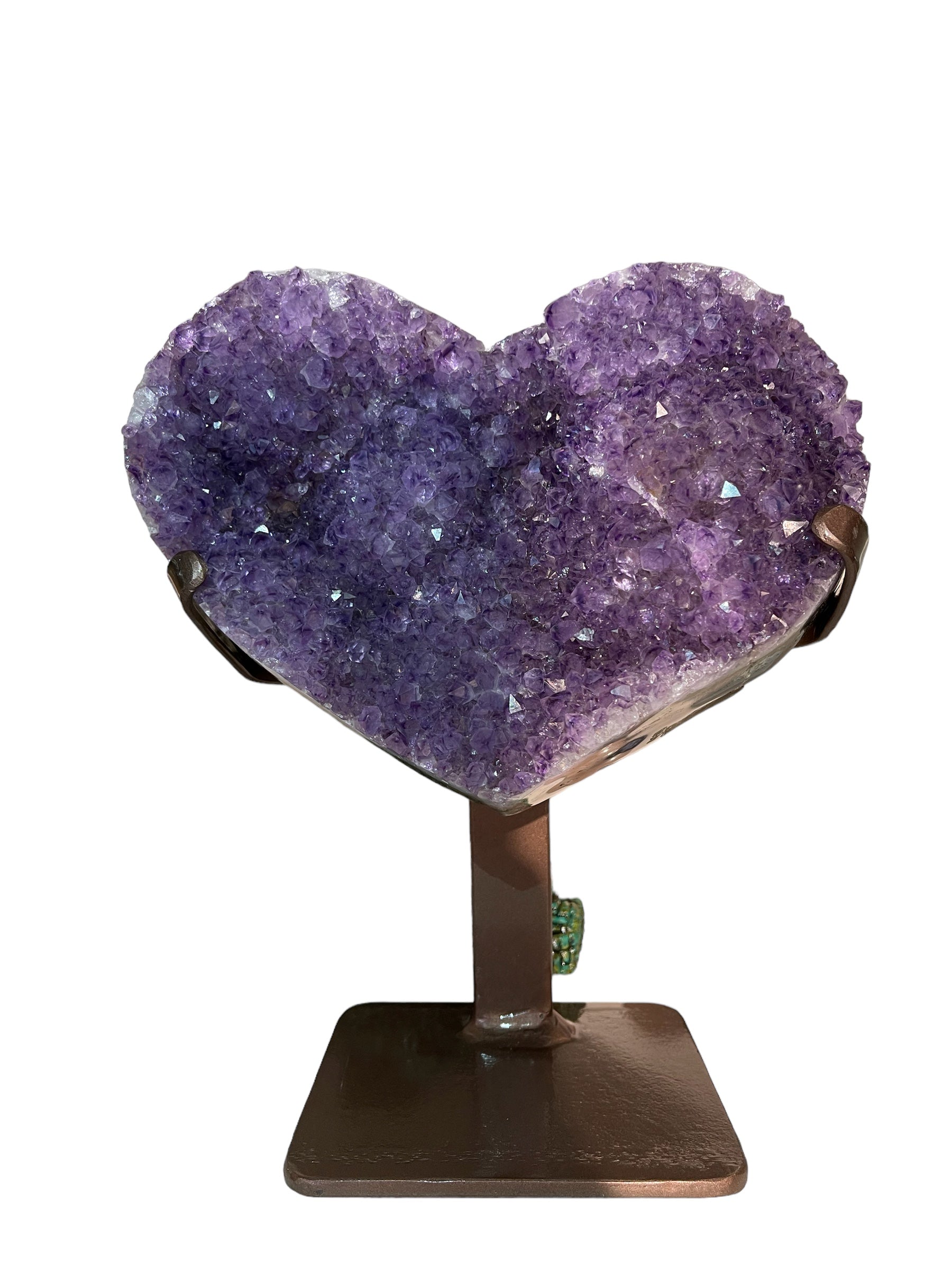 Amethyst On Mount Collection - Heart 2