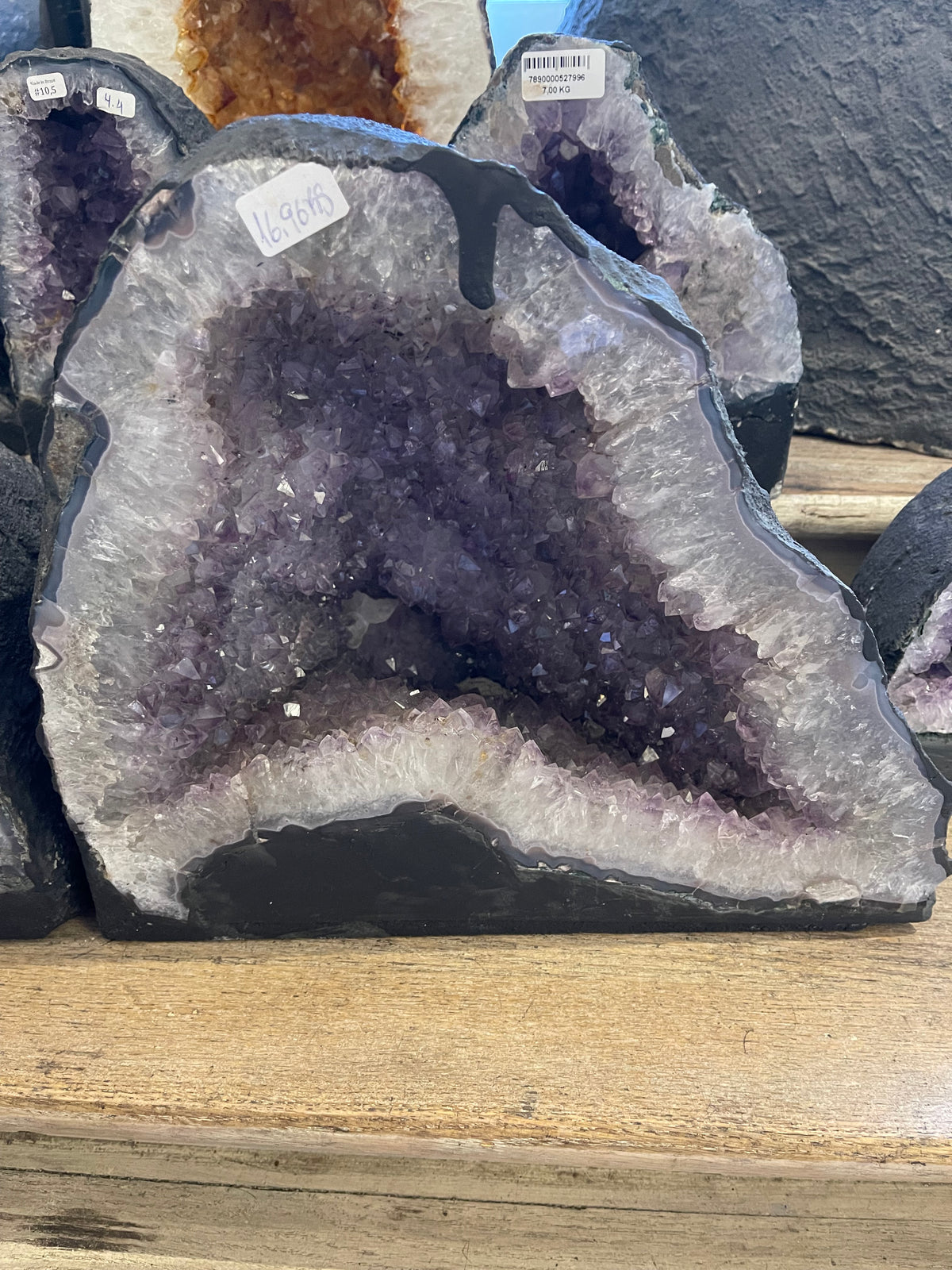 Lavender Light 💜 – Brazilian Amethyst Cathedral Geode | 16.96 kg