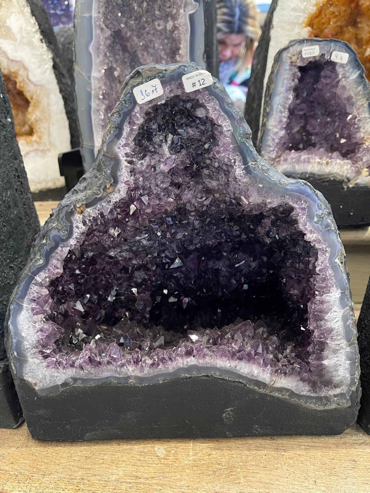 Midnight Sanctuary 💜 – High-Grade Brazilian Amethyst Cathedral | 16.7 kg