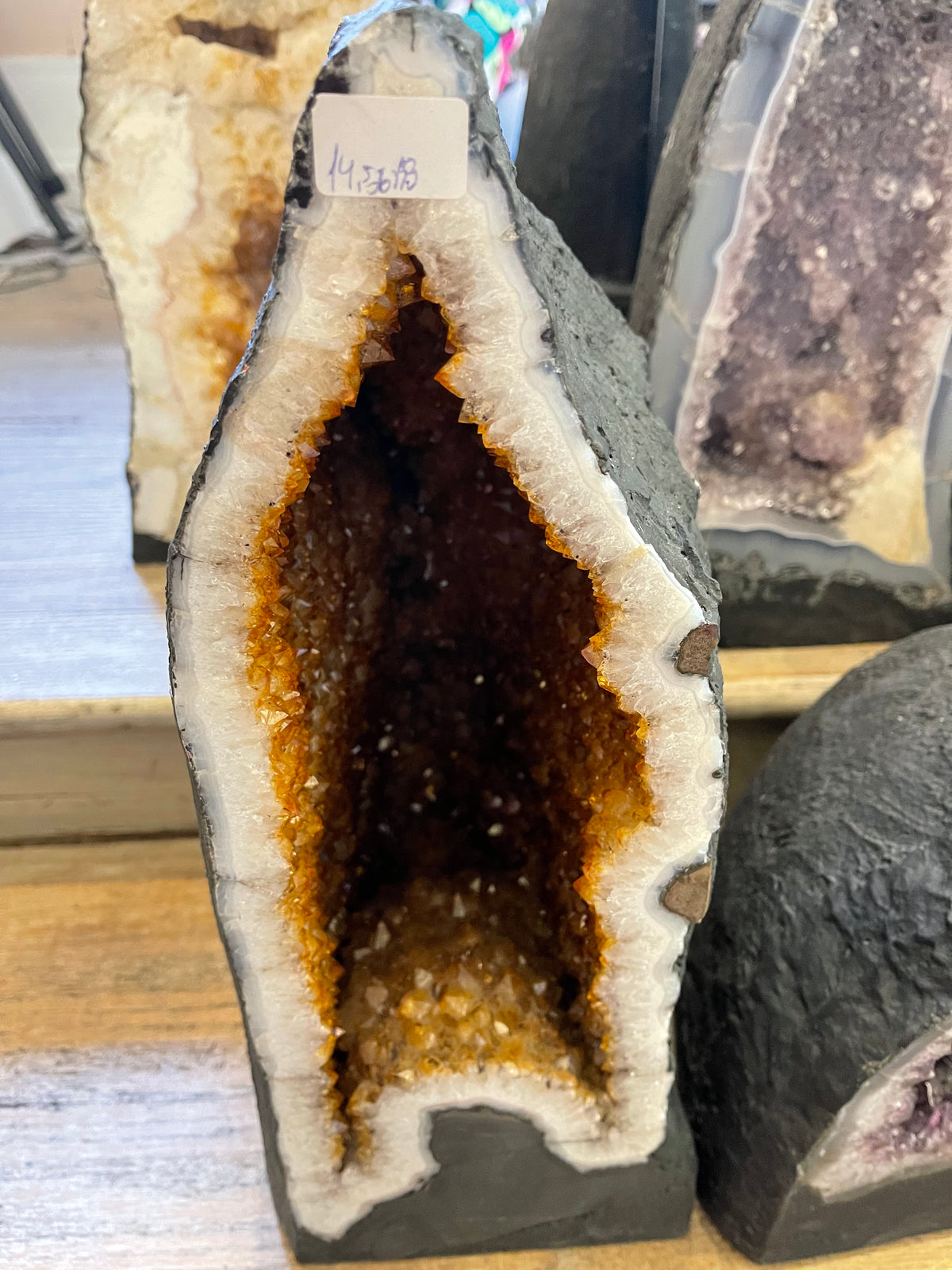 The Golden Steeple 🧡 – Citrine Cathedral Geode | 14.56 kg