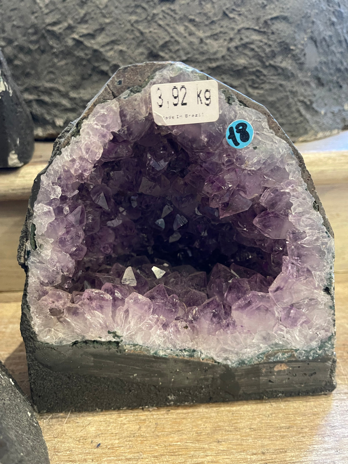 The Violet Jewel 💜 – High-Grade Brazilian Amethyst Cathedral | 3.92 kg