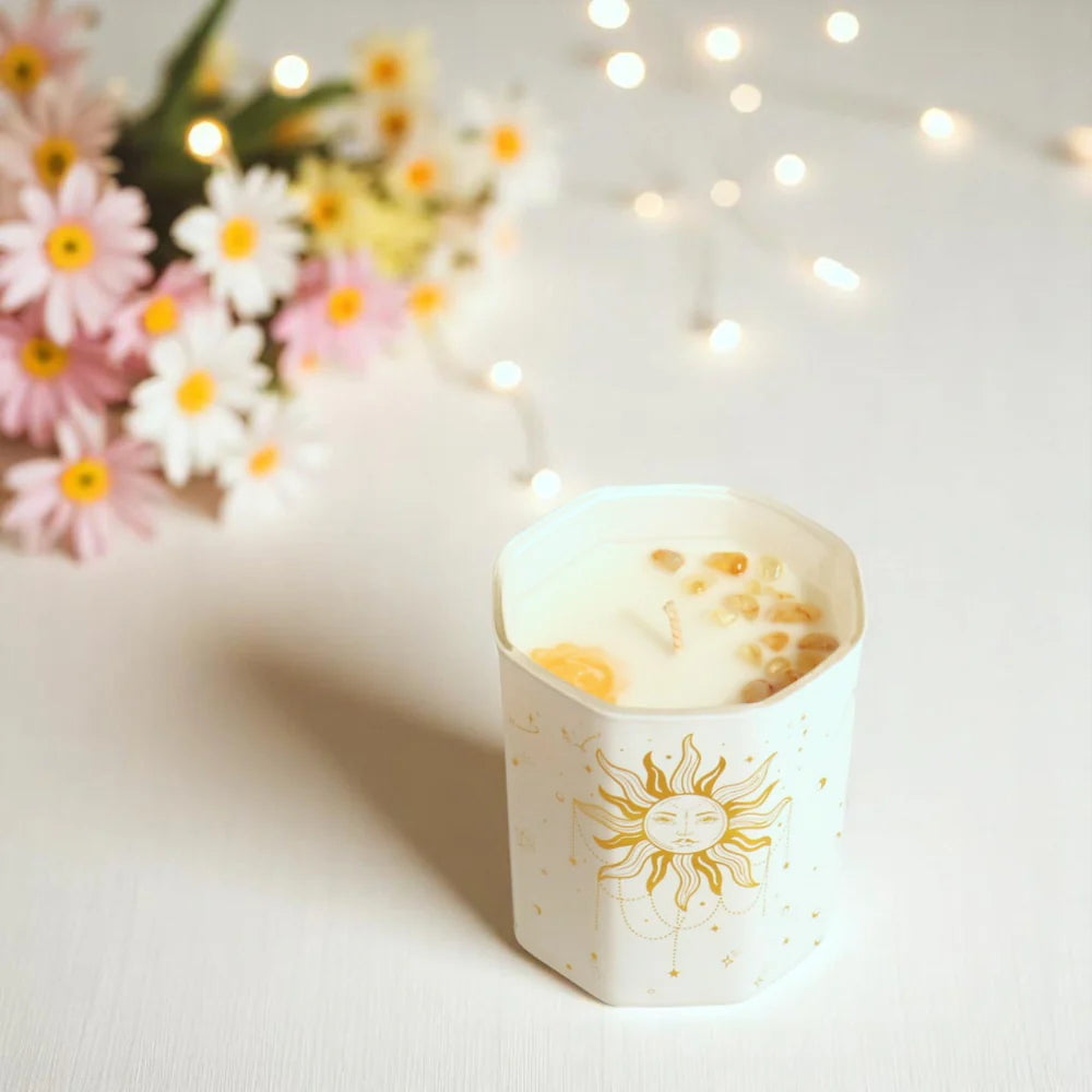 Sun Crystal Candle ☀️