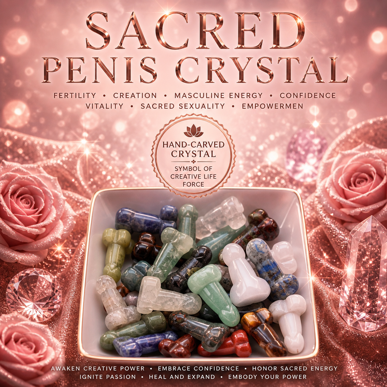Assorted Penis Crystal