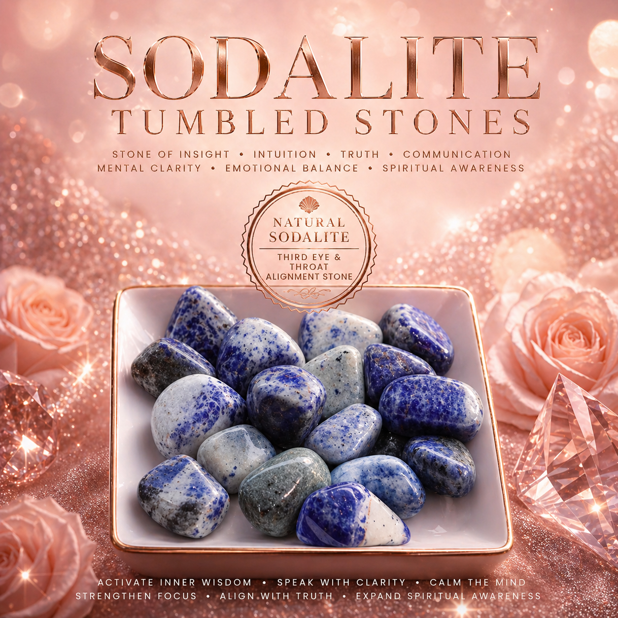 Sodalite Tumbled Stones