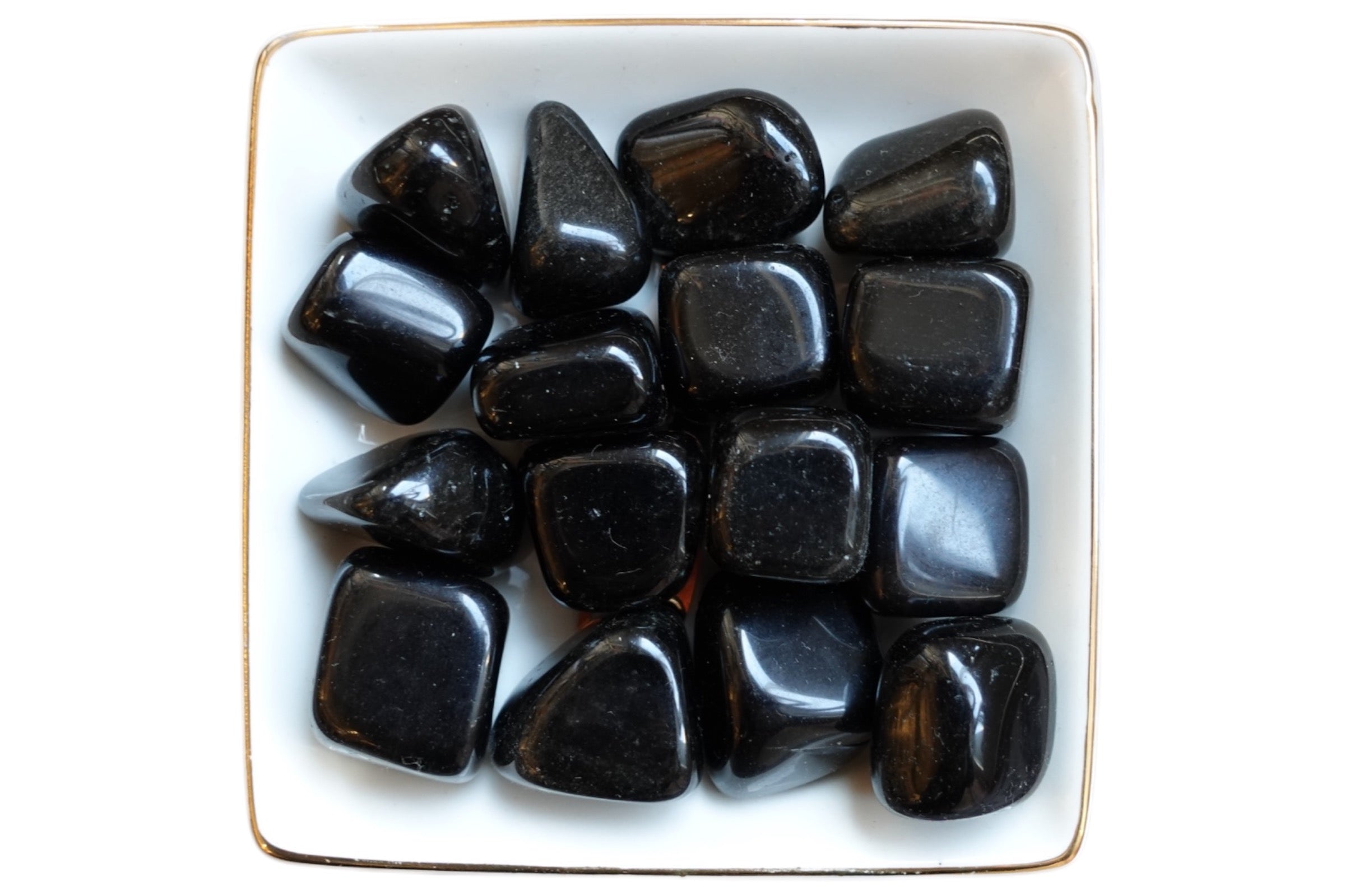 Black Obsidian Tumbled Stones