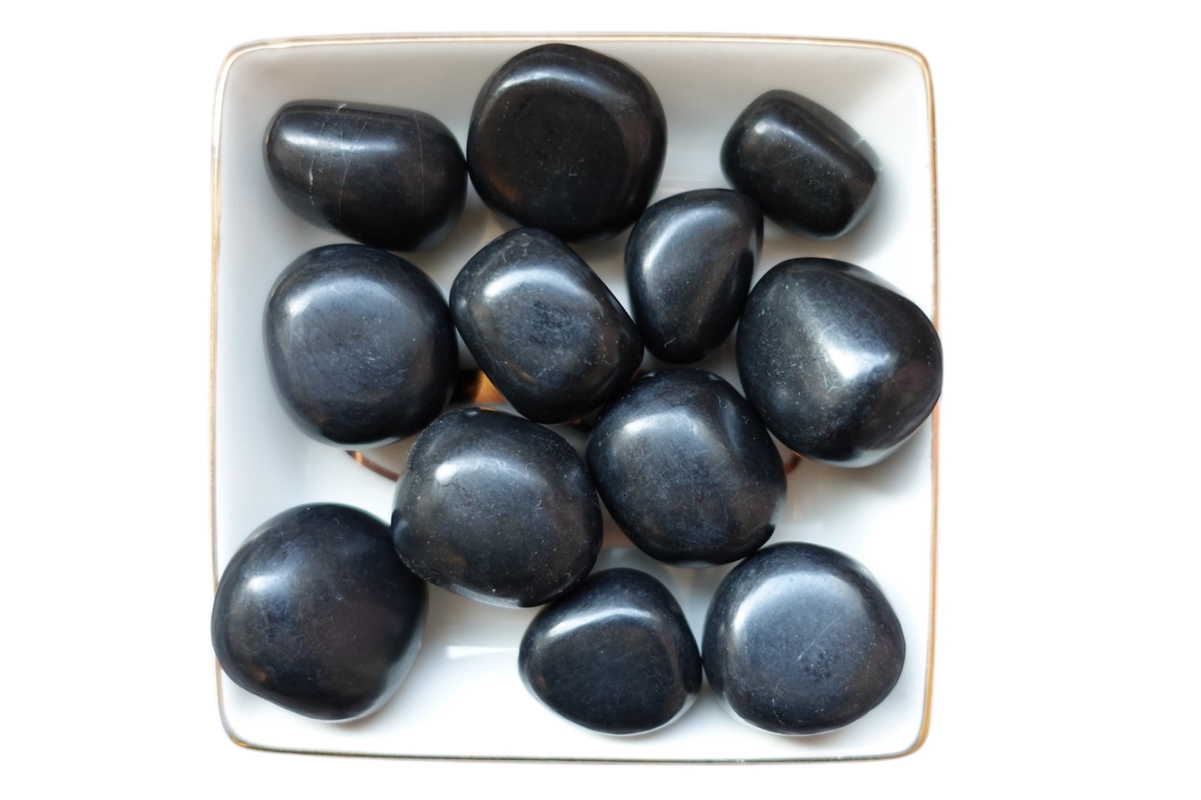 Black Onyx Tumbled Stones