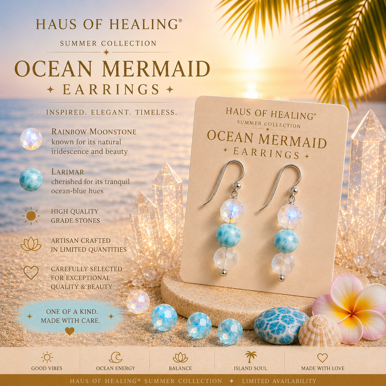 Ocean Mermaid Earrings