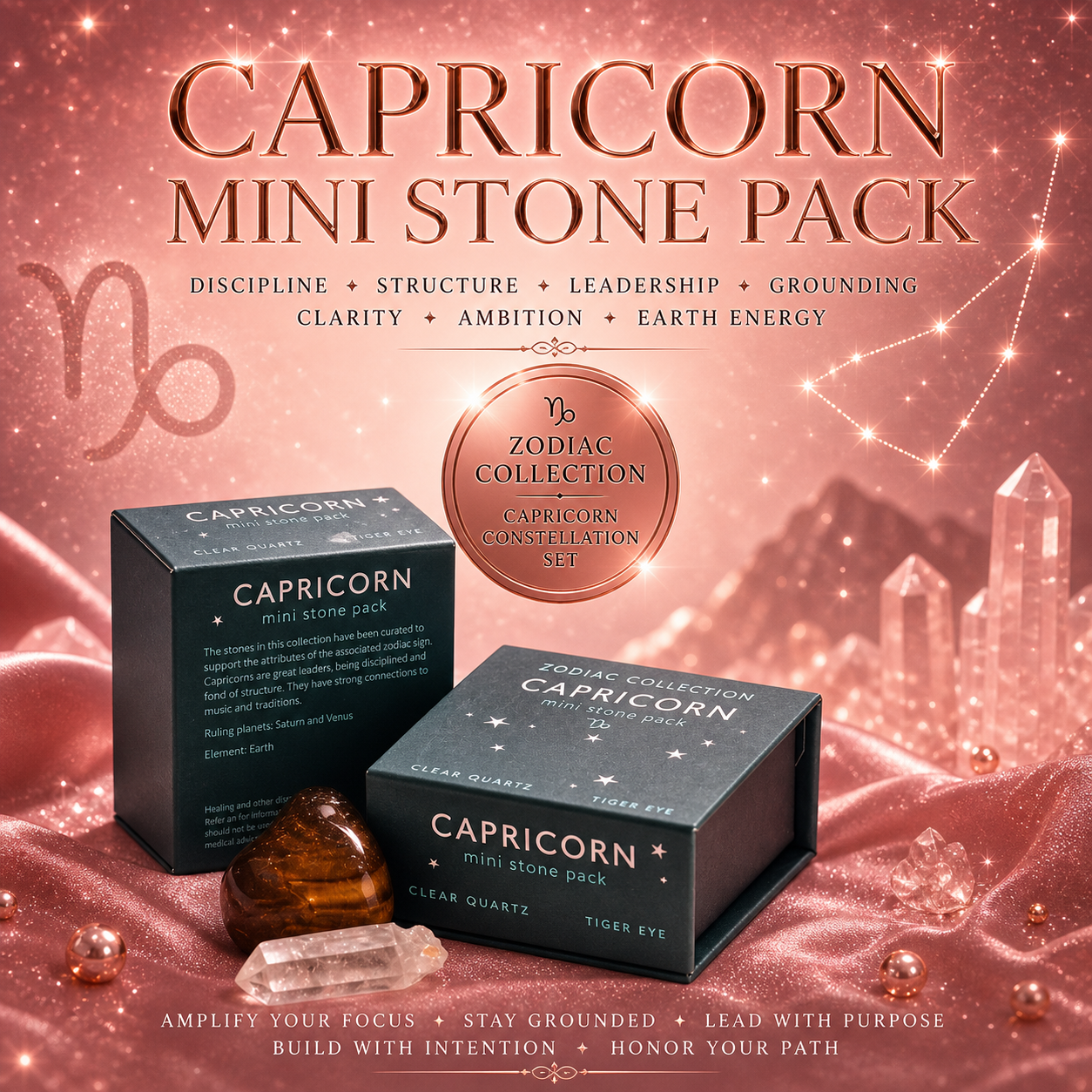 Zodiac Mini Stone Pack: Capricorn