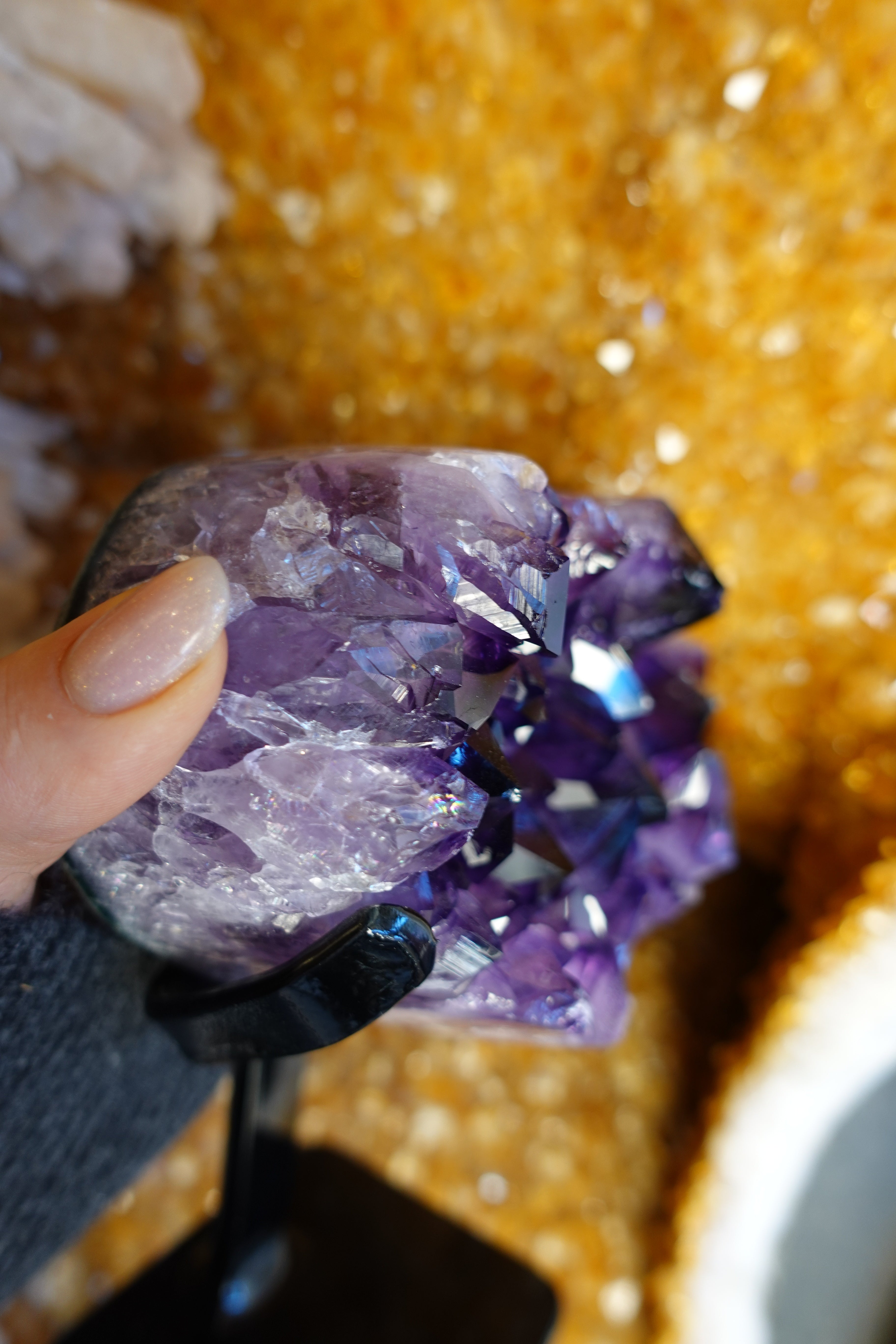 Amethyst On Mount Collection - Heart 1