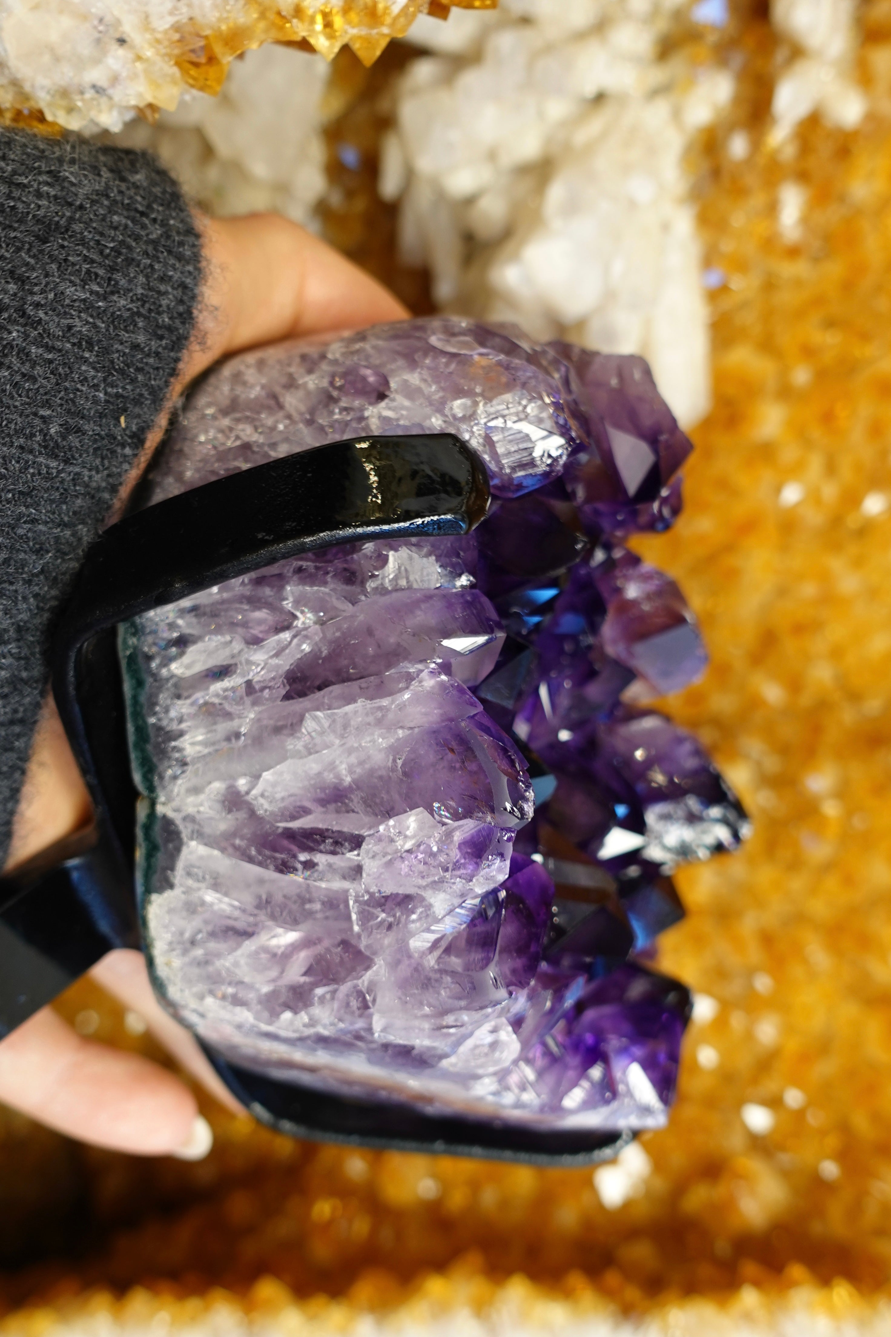 Amethyst On Mount Collection - Heart 1