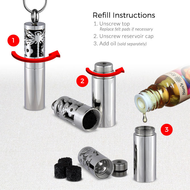 Aromatherapy Pendulum Locket - Peace Dove