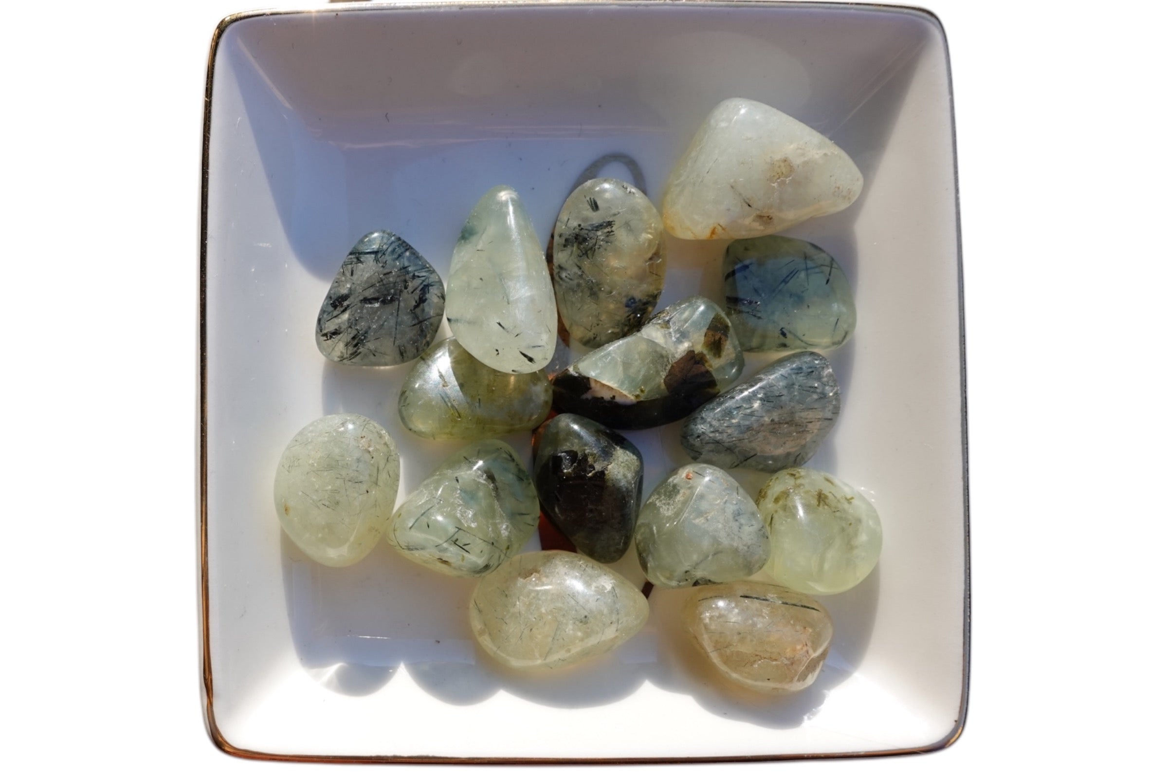 Prehnite Tumbled Stones
