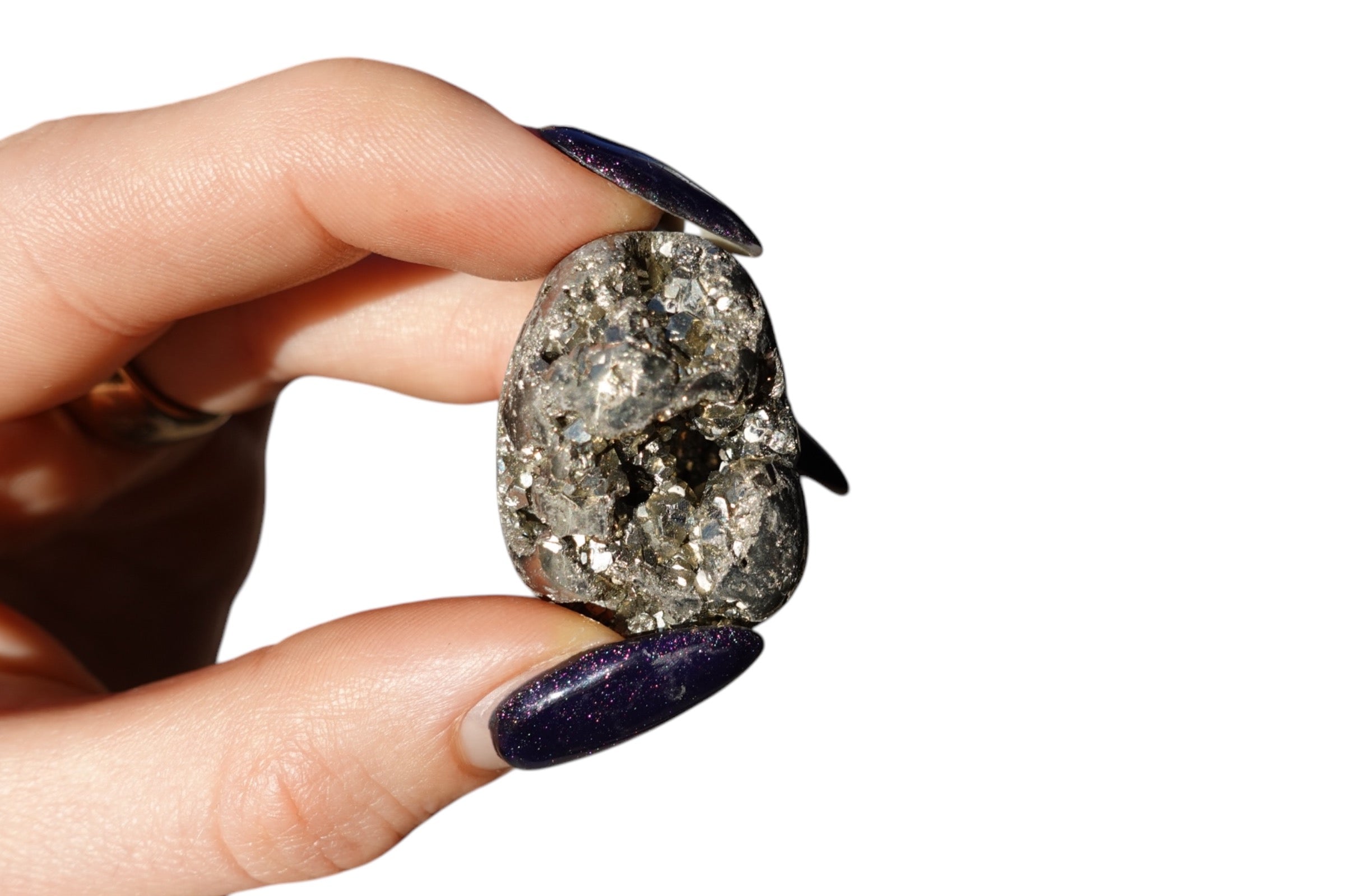 Pyrite Tumbled Stones