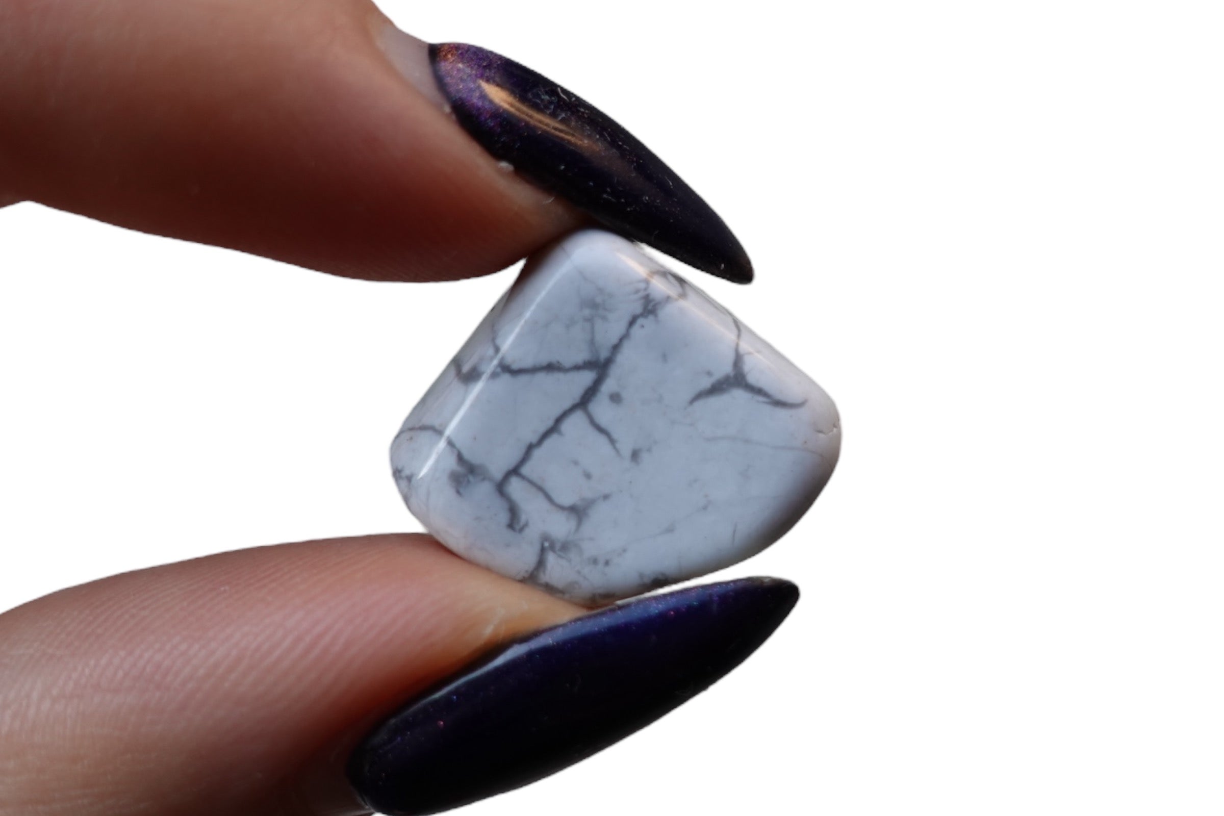 White Howlite Tumbled Stones