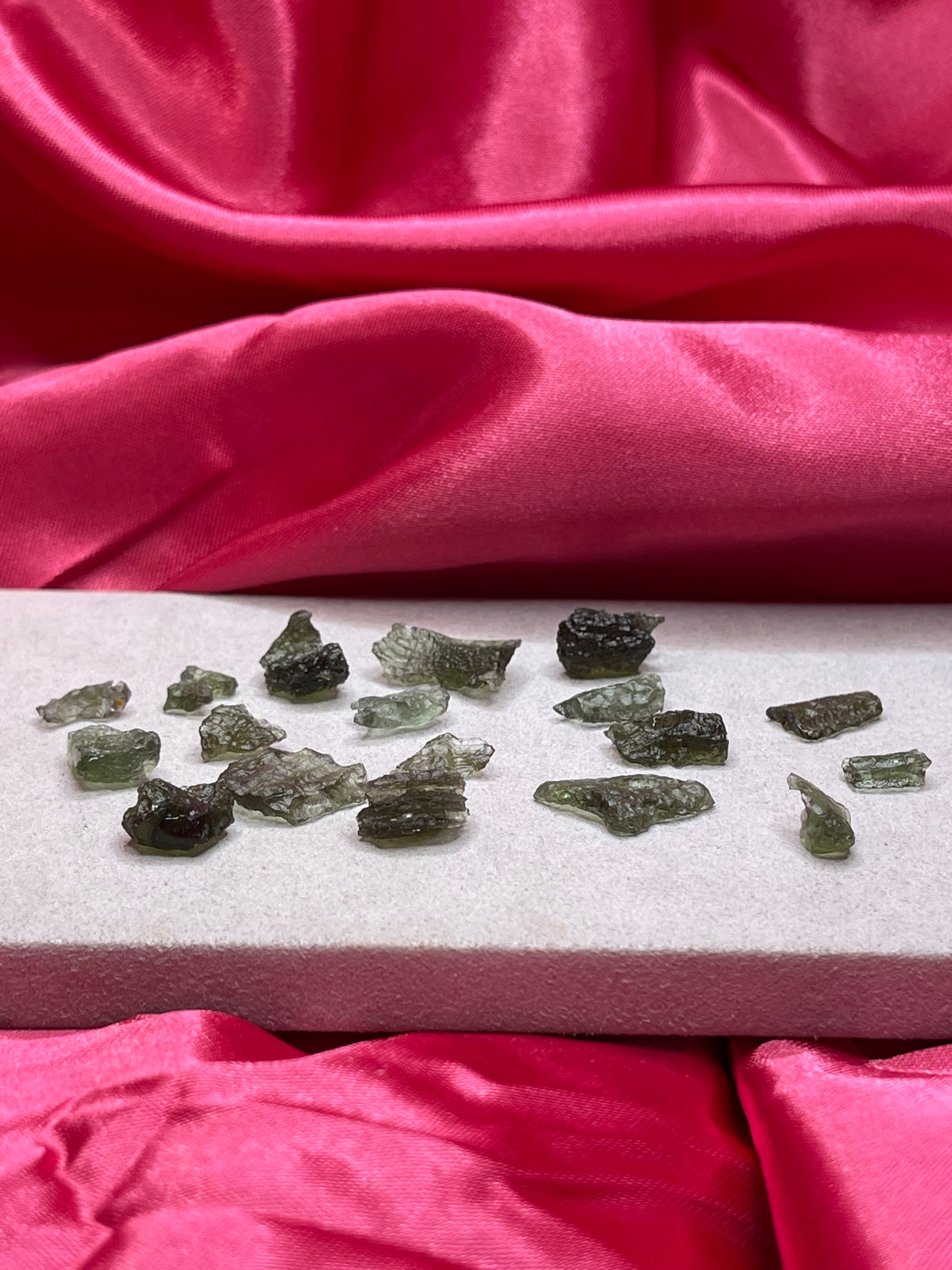Moldavite Chips - B Grade