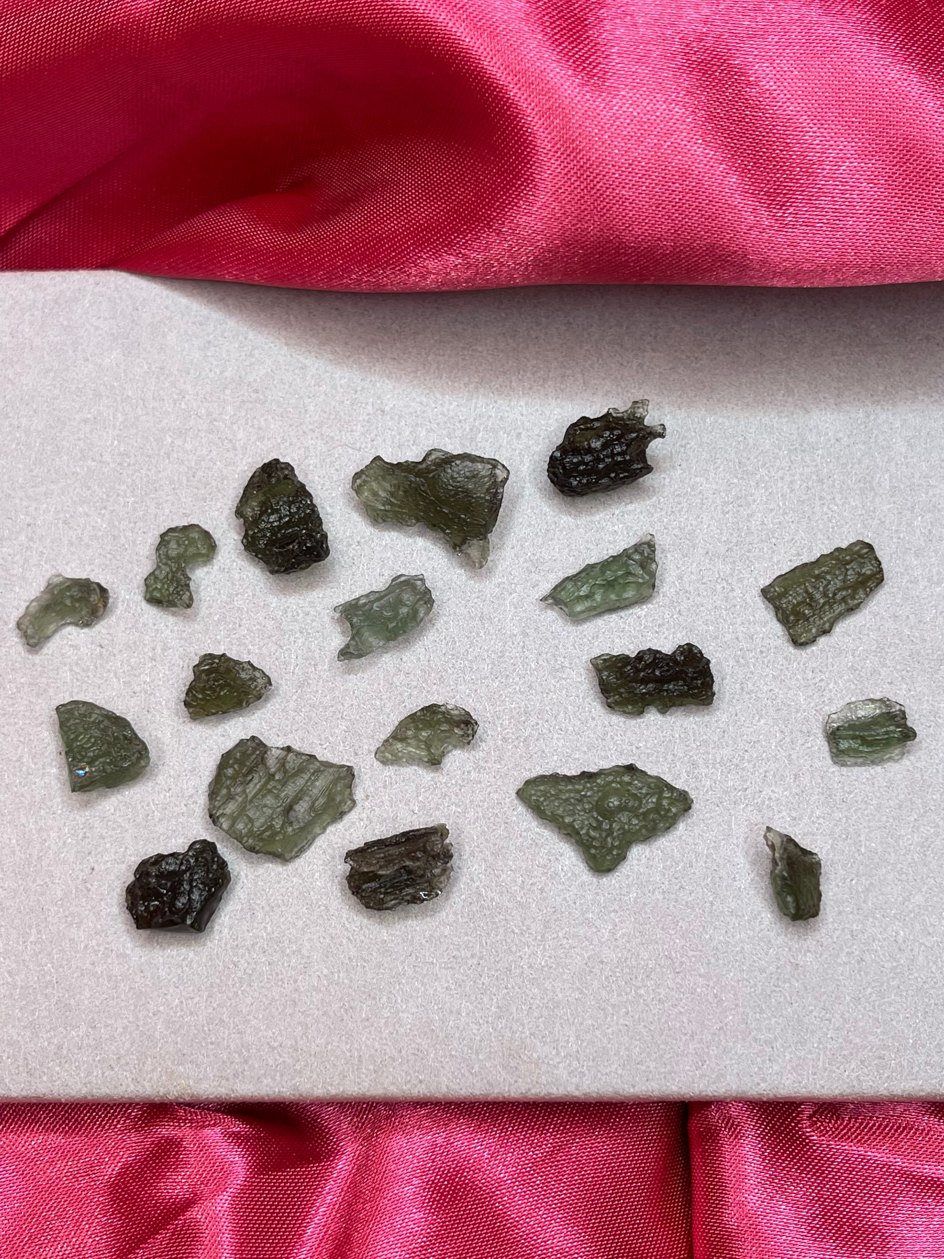 Moldavite Chips - B Grade