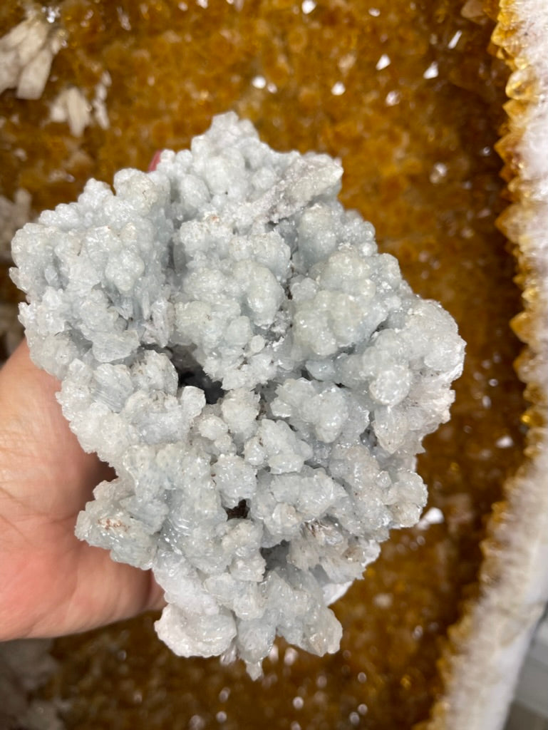 🌊 Ocean of Calm – Blue Aragonite from Mexico