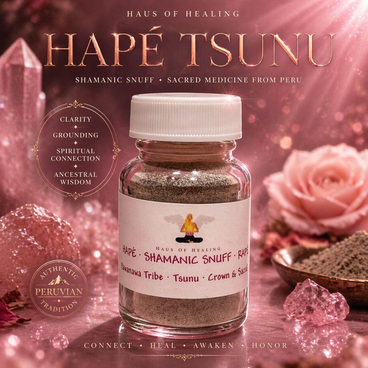 🌿 Tsunu Hapé — Yawanawá Tribe