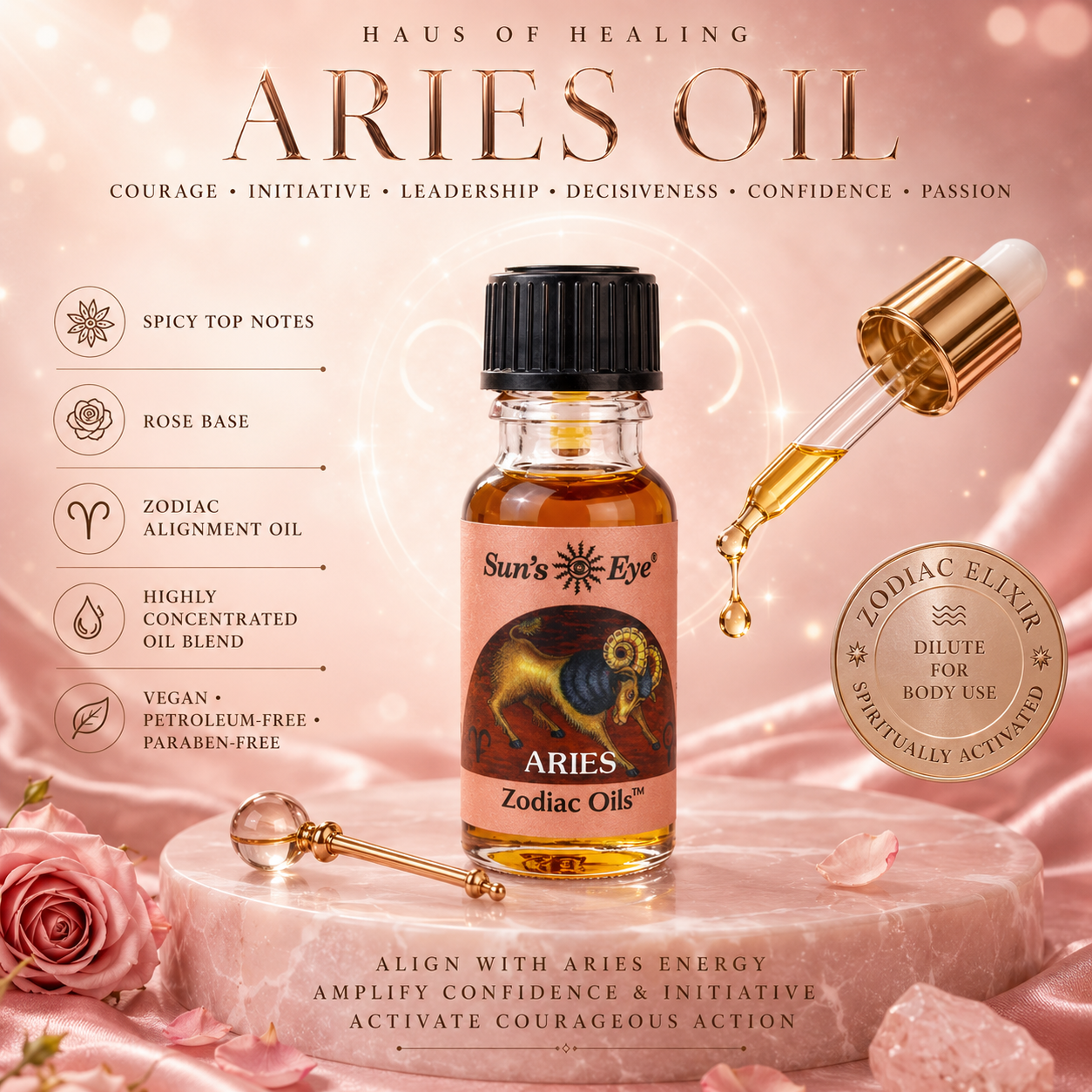 Aries Zodiac Oil