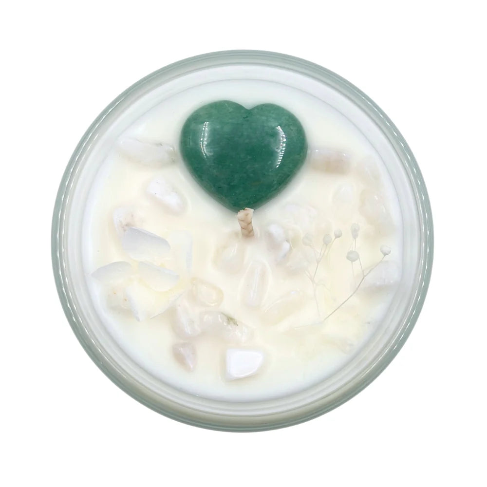 Luck & Prosperity Crystal Candle 🍀💰