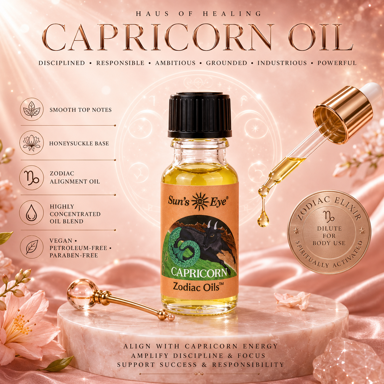 Capricorn Zodiac Oil