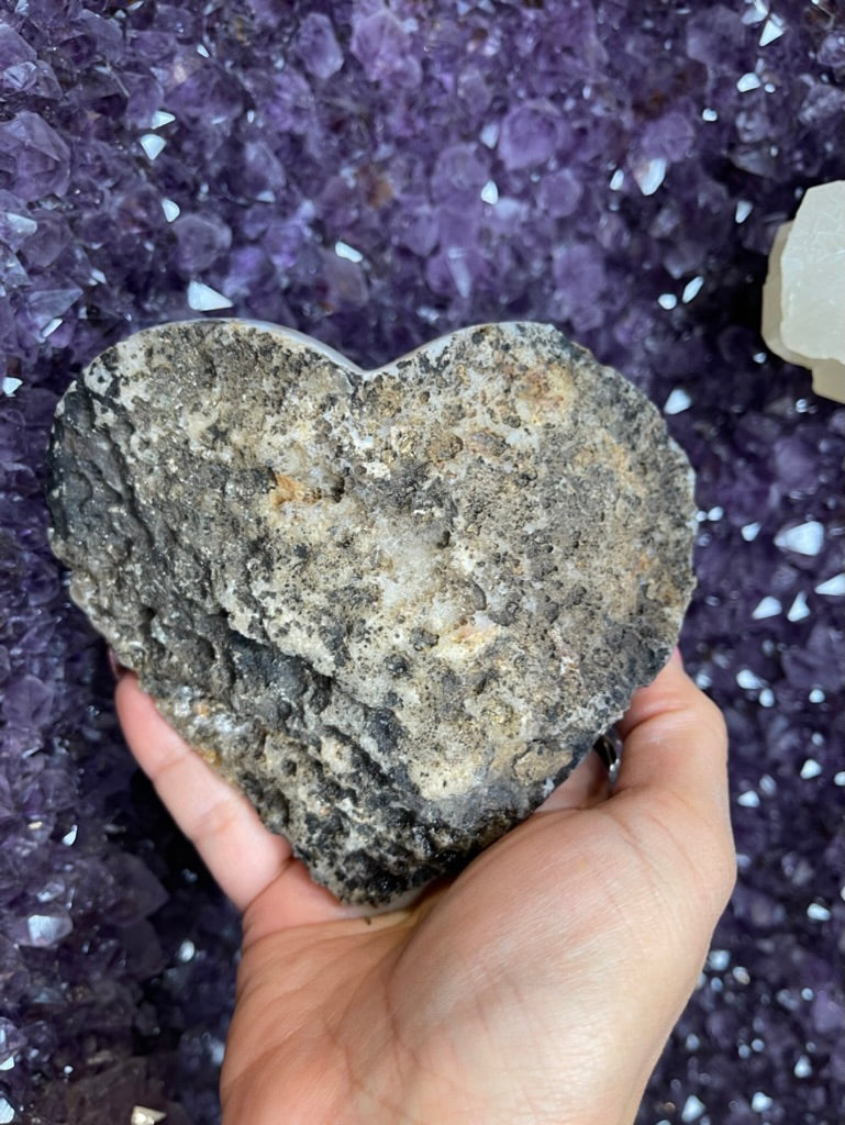 💛 Solar Heart Activation – High-Grade Citrine Heart