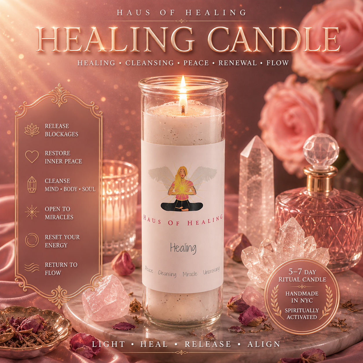 Haus Of Healing Intention Candle: Healing