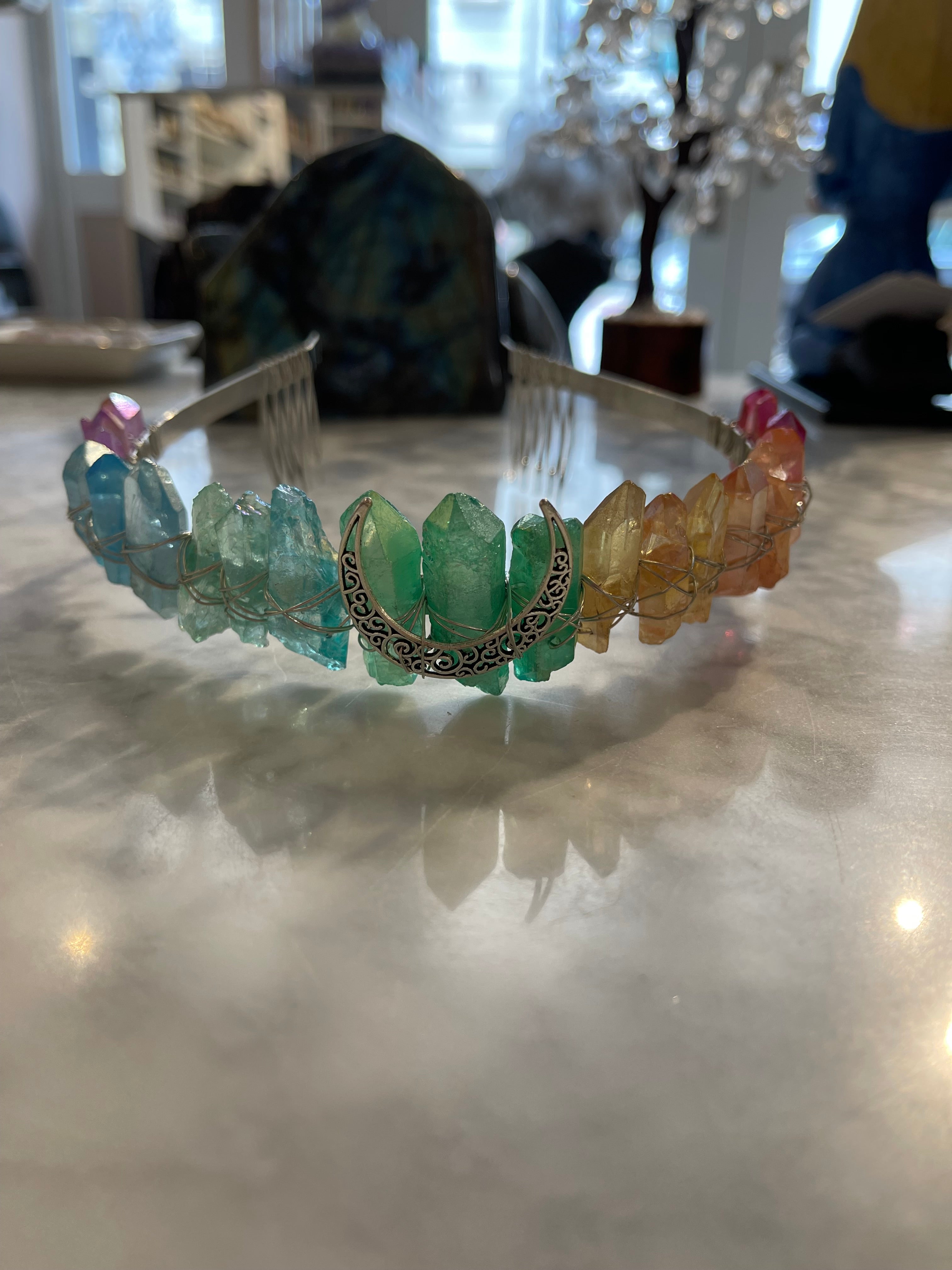 Crystal Crowns - Rainbow Quartz