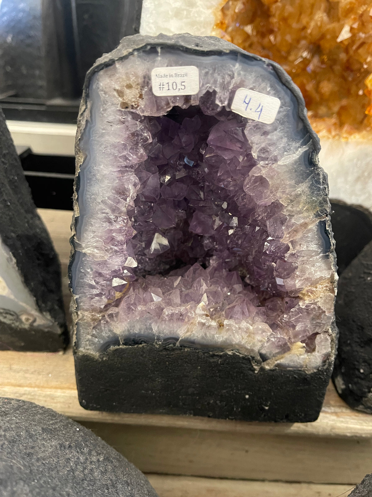 The Violet Sanctuary 💜 – Brazilian Amethyst Cathedral Geode
