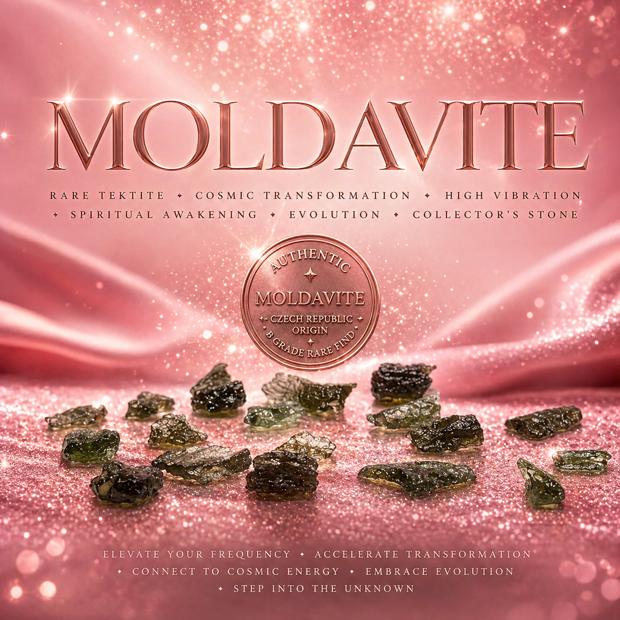 Moldavite Chips - B Grade