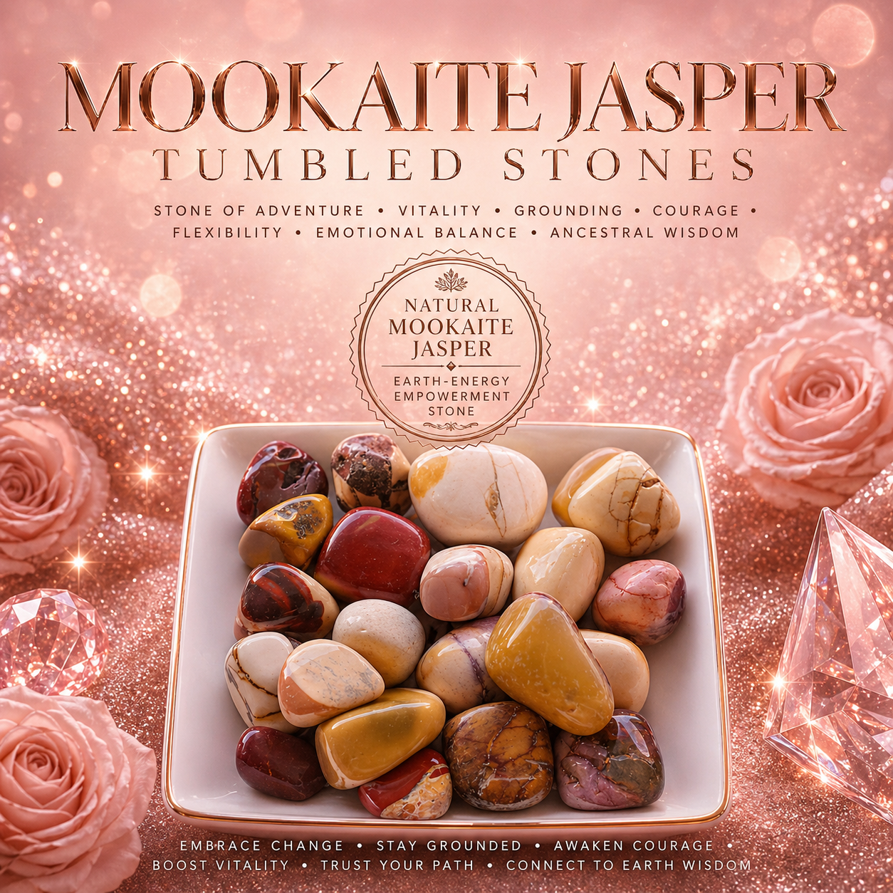 Mookaite Jasper Tumbled Stones