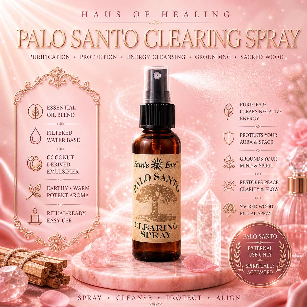 Palo Santo Clearing Spray