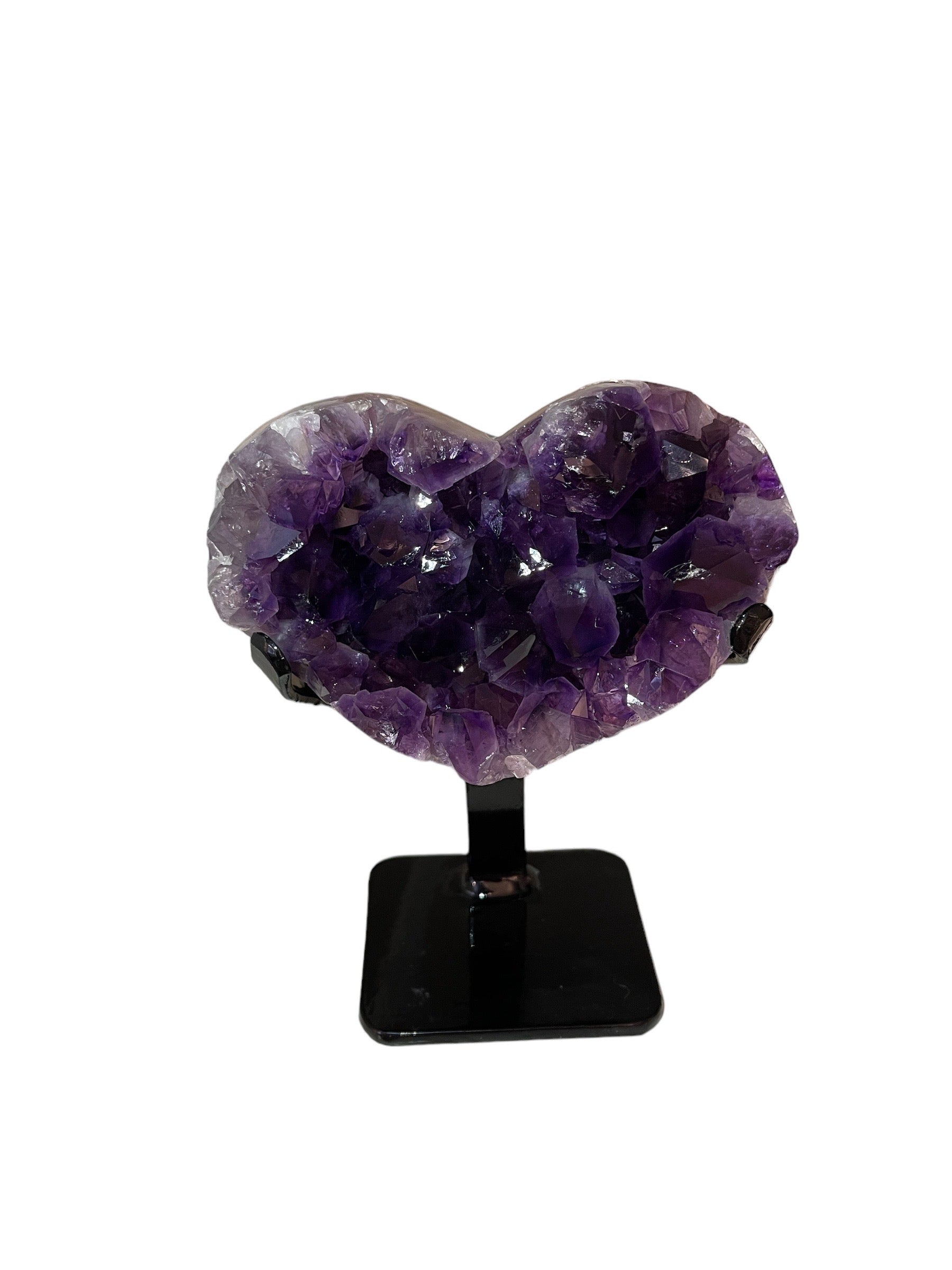 Amethyst On Mount Collection - Heart 1