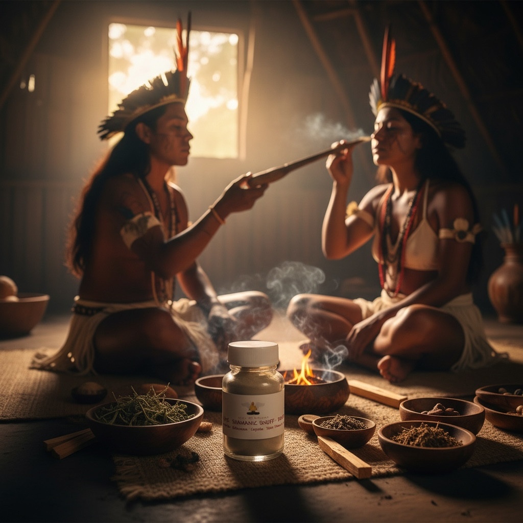 🌿 Canela de Velho Hapé — Yawanawá Tribe