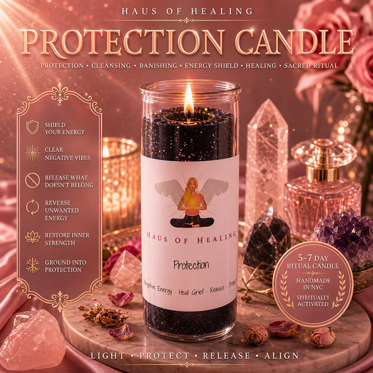 Haus Of Healing Intention Candle: Protection