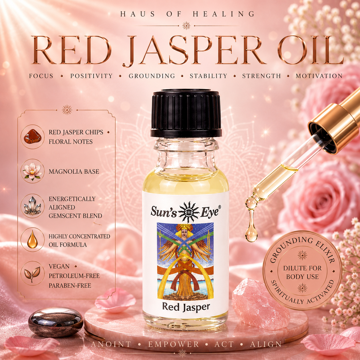 Red Jasper Oil