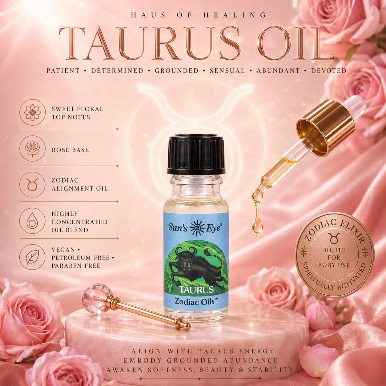 Taurus Zodiac Oil