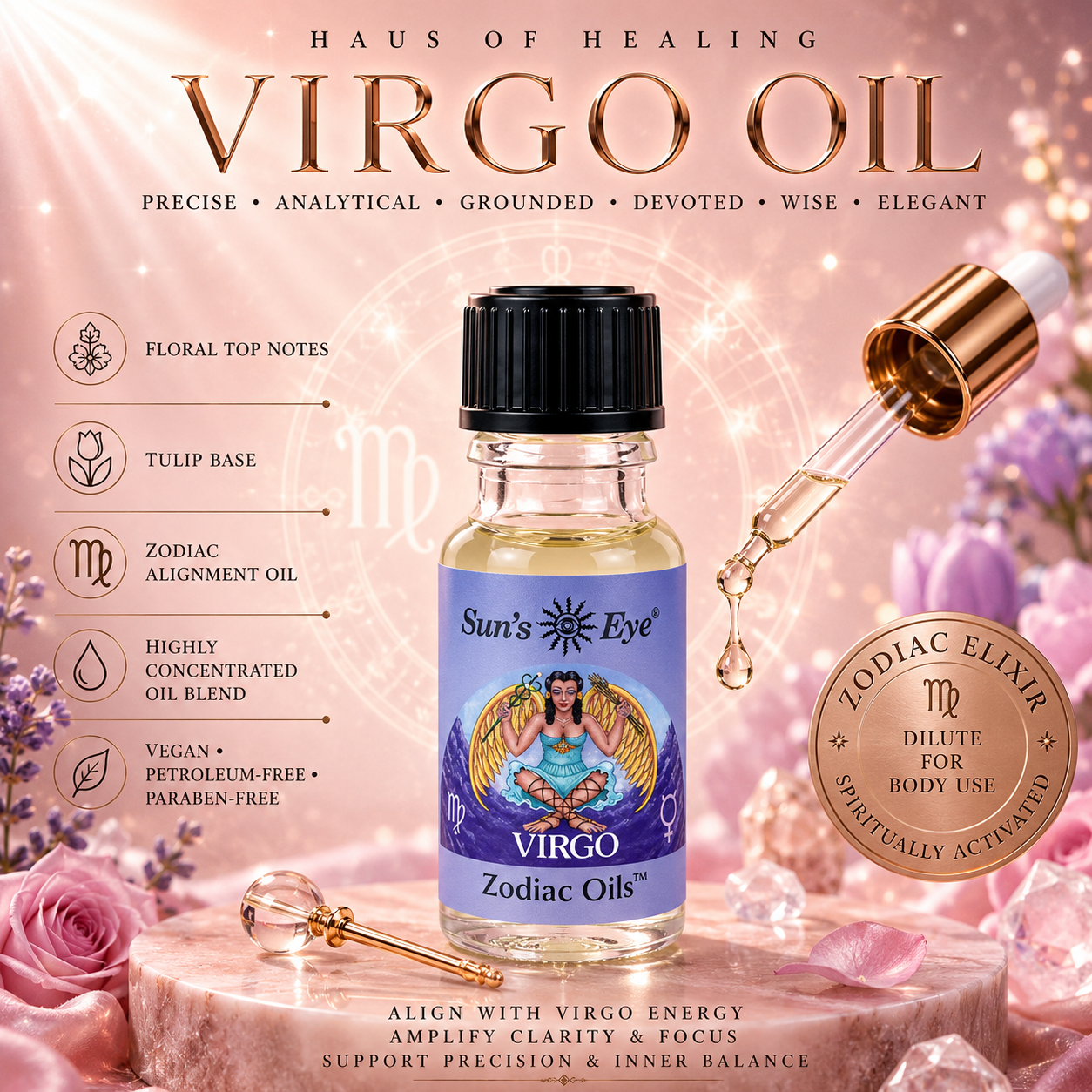 Virgo Zodiac Oil