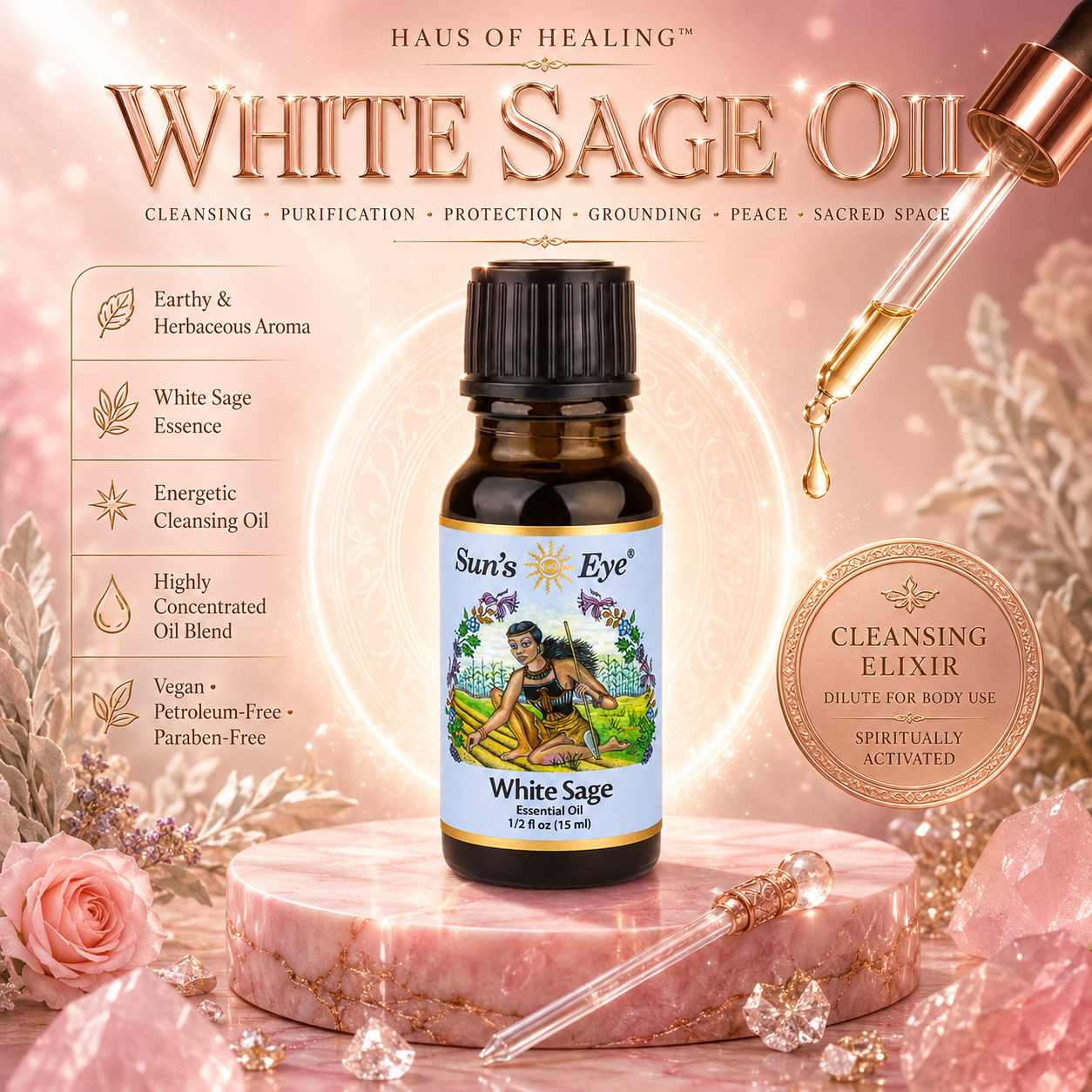 White Sage Essential in Carrier Oil