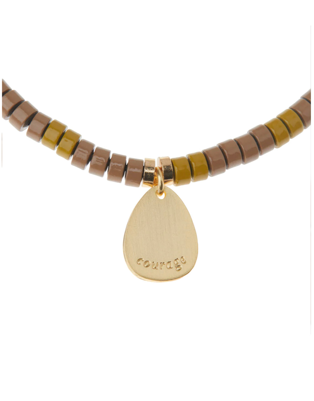 Intention Charm Bracelet - Amazonite/Gold - Stone Of Courage